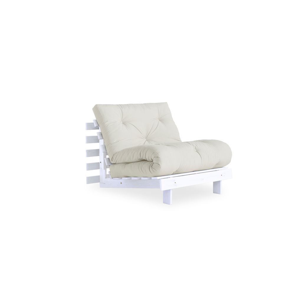 Karup Design sofa ROOT + futon natural, biela, 90 cm